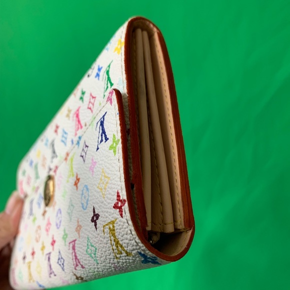 **SOLD**EUC Louis Vuitton Multicolor Wallet - Picture 3 of 6